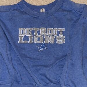 Detroit Lions Team Apparel Blue Women's Sweatshirt